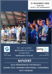 Swingchor und Westklang - Novemberkonzert